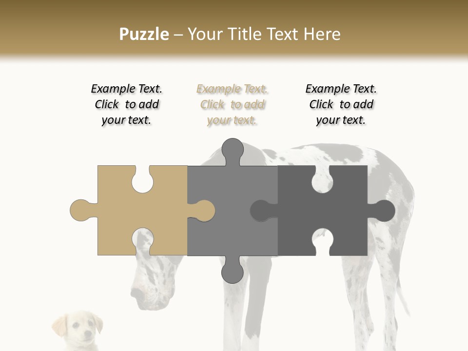 Large Domestic Mammal PowerPoint Template