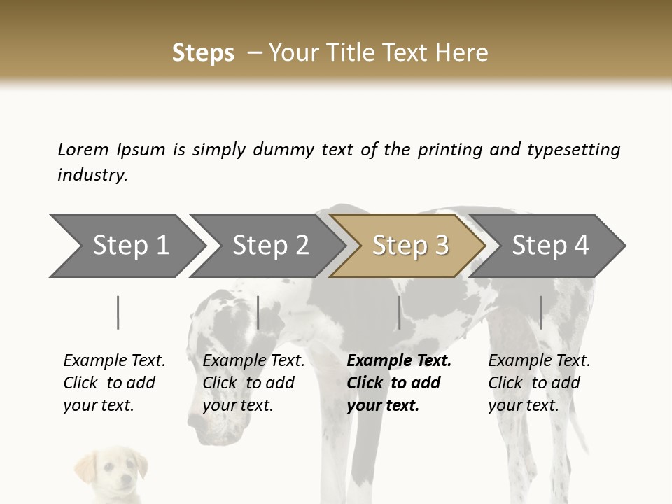 Large Domestic Mammal PowerPoint Template