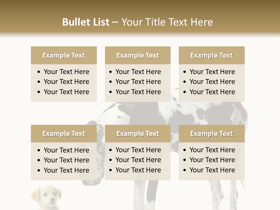 Large Domestic Mammal PowerPoint Template