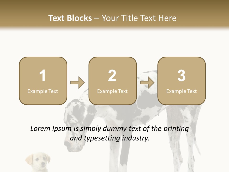 Large Domestic Mammal PowerPoint Template