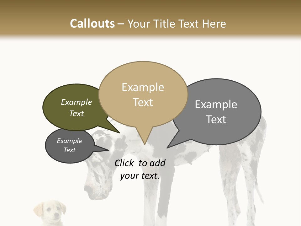Large Domestic Mammal PowerPoint Template