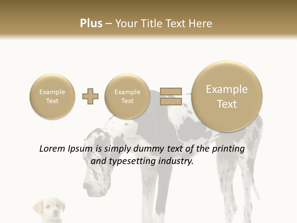 Large Domestic Mammal PowerPoint Template