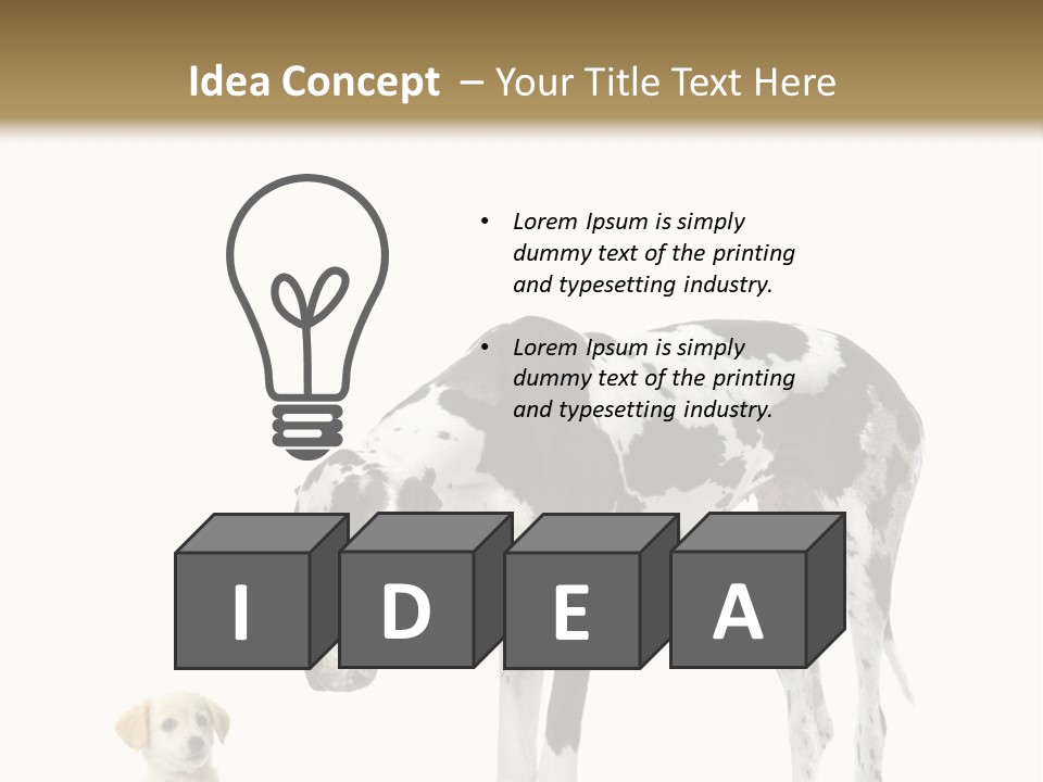 Large Domestic Mammal PowerPoint Template