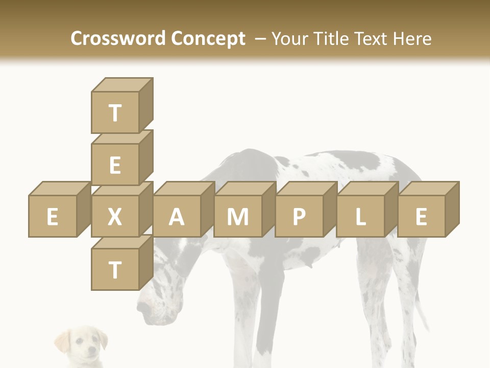 Large Domestic Mammal PowerPoint Template