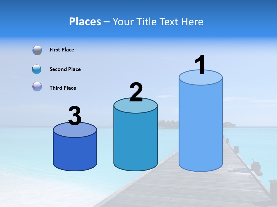 Island Coastline Sky PowerPoint Template