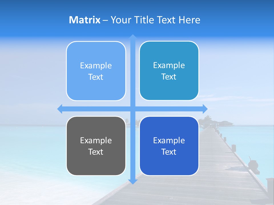 Island Coastline Sky PowerPoint Template