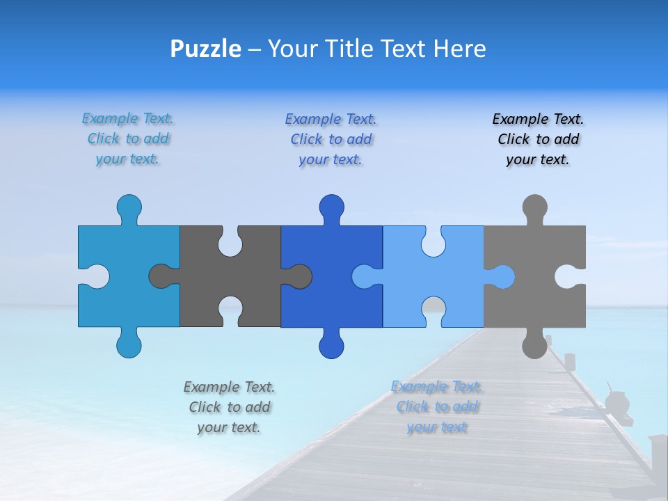 Island Coastline Sky PowerPoint Template