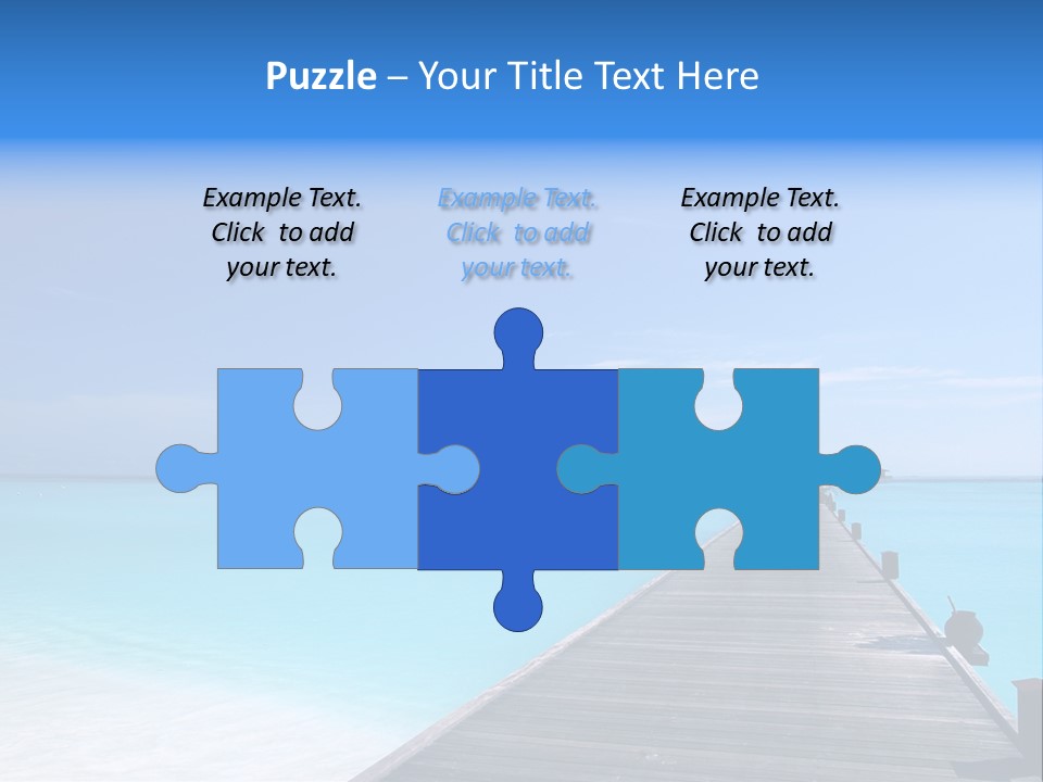 Island Coastline Sky PowerPoint Template