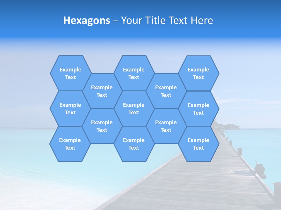 Island Coastline Sky PowerPoint Template