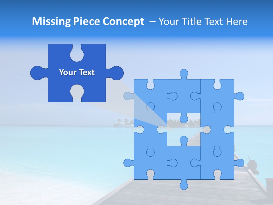 Island Coastline Sky PowerPoint Template