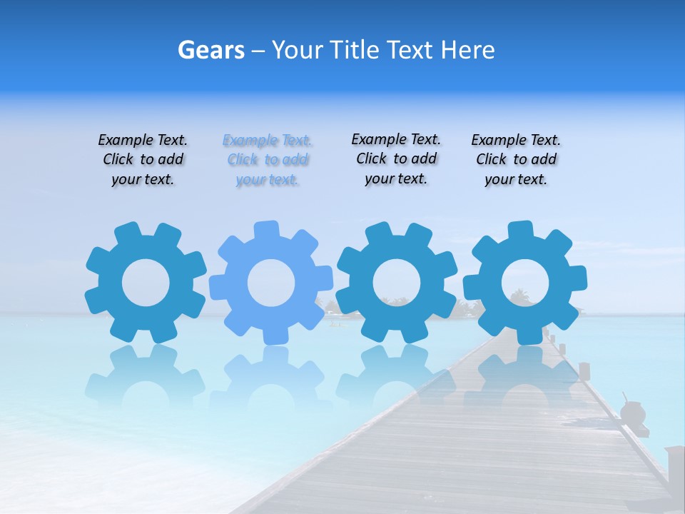 Island Coastline Sky PowerPoint Template