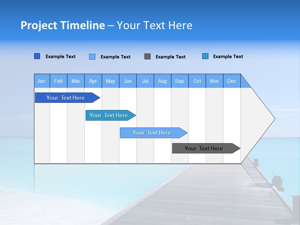 Island Coastline Sky PowerPoint Template