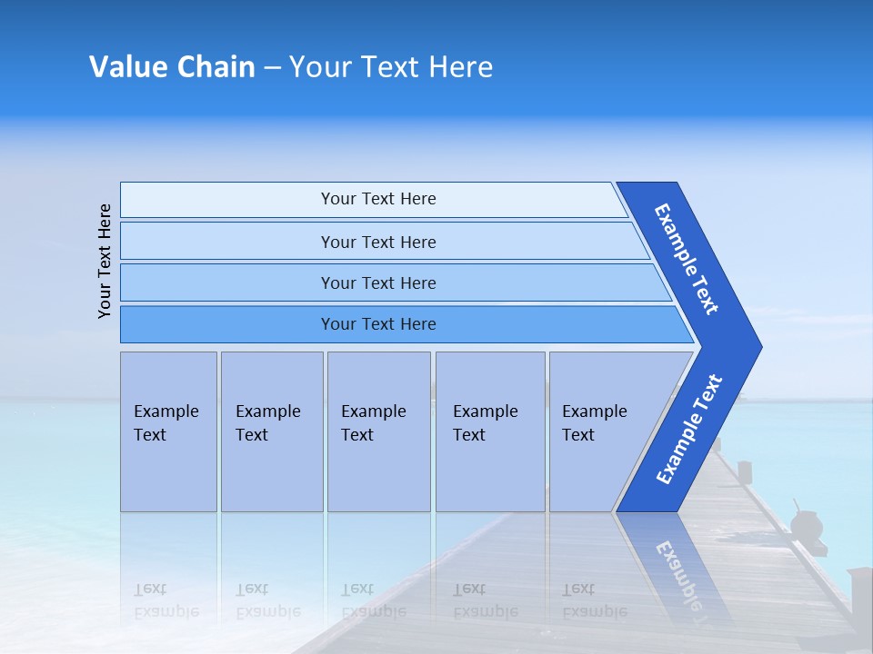 Island Coastline Sky PowerPoint Template