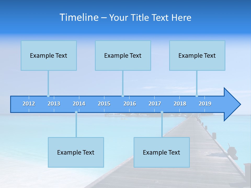 Island Coastline Sky PowerPoint Template