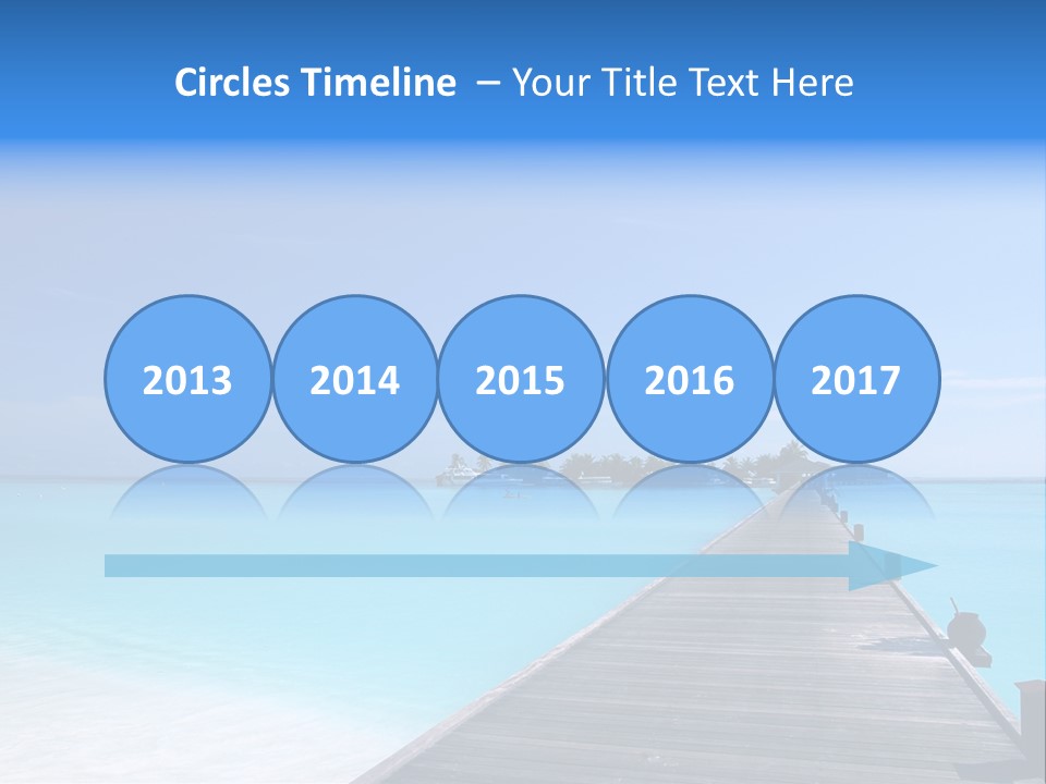 Island Coastline Sky PowerPoint Template