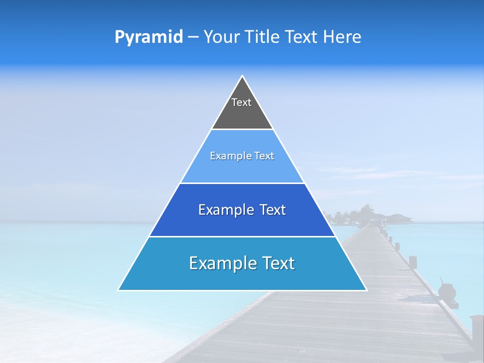Island Coastline Sky PowerPoint Template