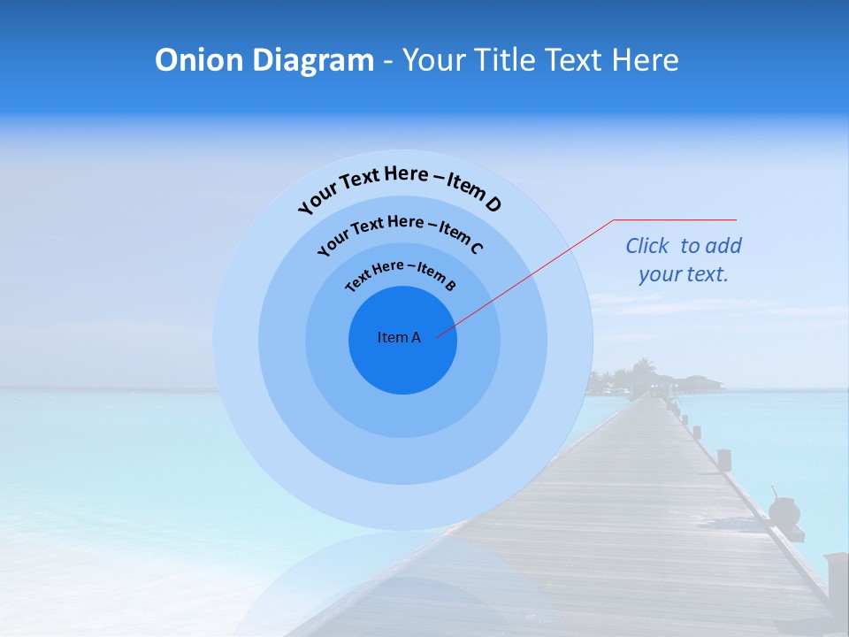 Island Coastline Sky PowerPoint Template