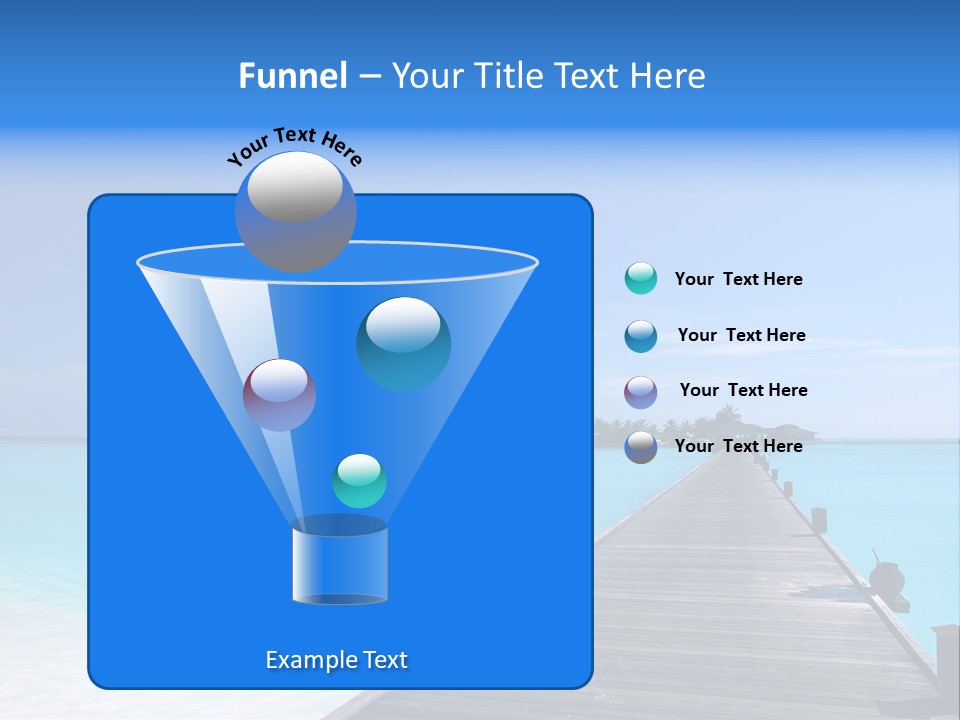 Island Coastline Sky PowerPoint Template