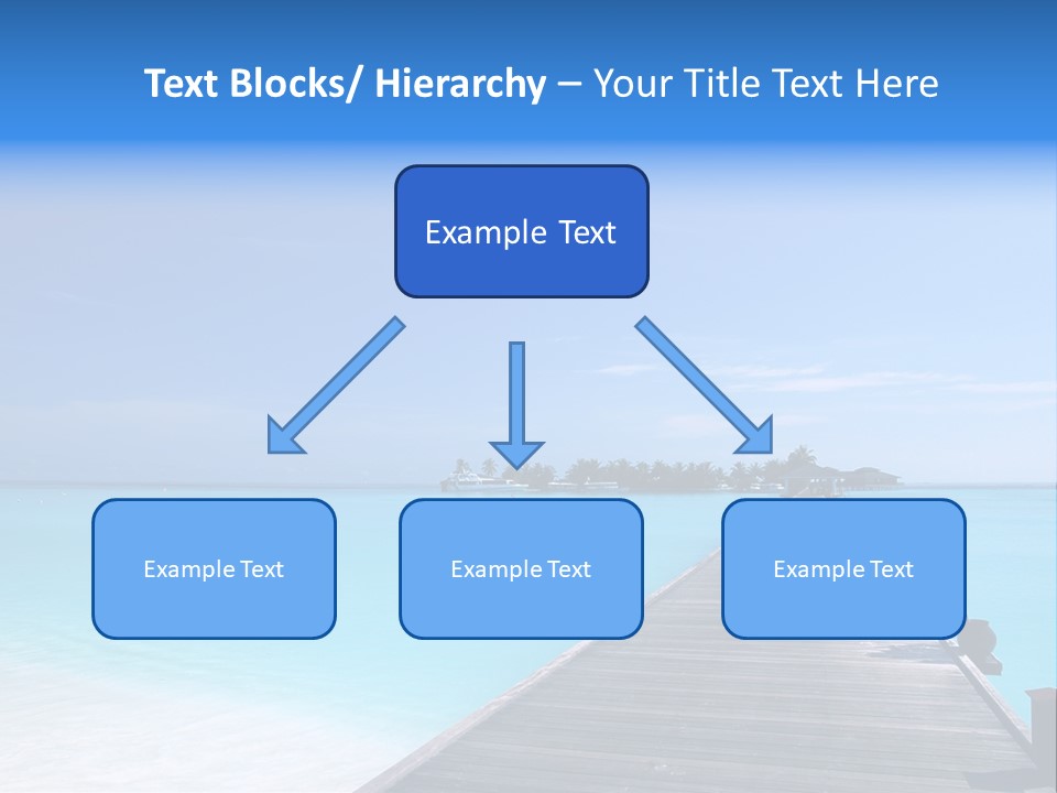 Island Coastline Sky PowerPoint Template