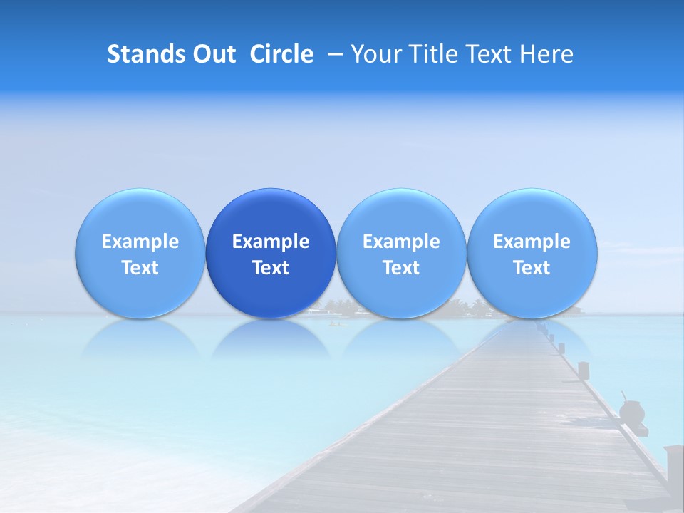 Island Coastline Sky PowerPoint Template