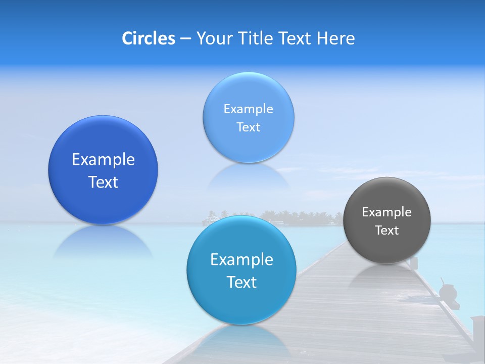 Island Coastline Sky PowerPoint Template