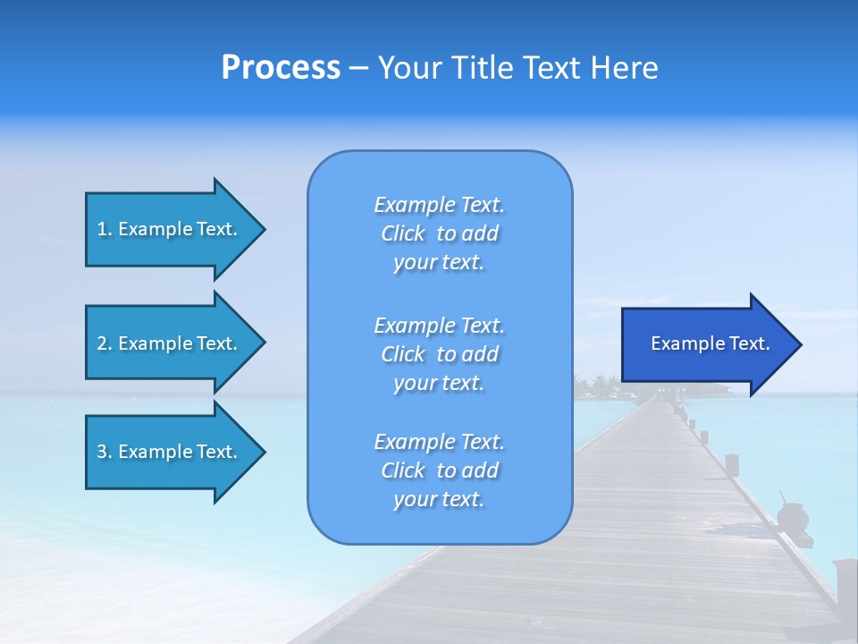 Island Coastline Sky PowerPoint Template