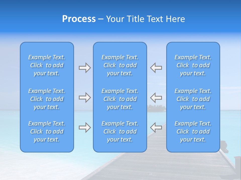 Island Coastline Sky PowerPoint Template