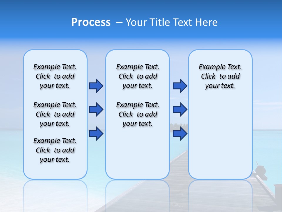Island Coastline Sky PowerPoint Template