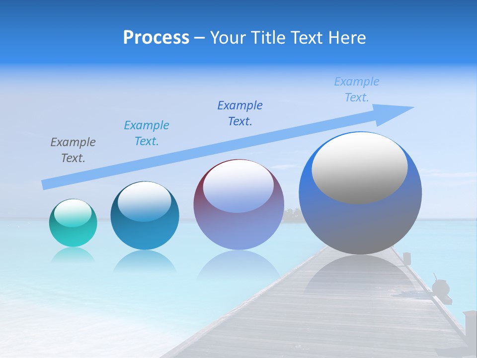 Island Coastline Sky PowerPoint Template