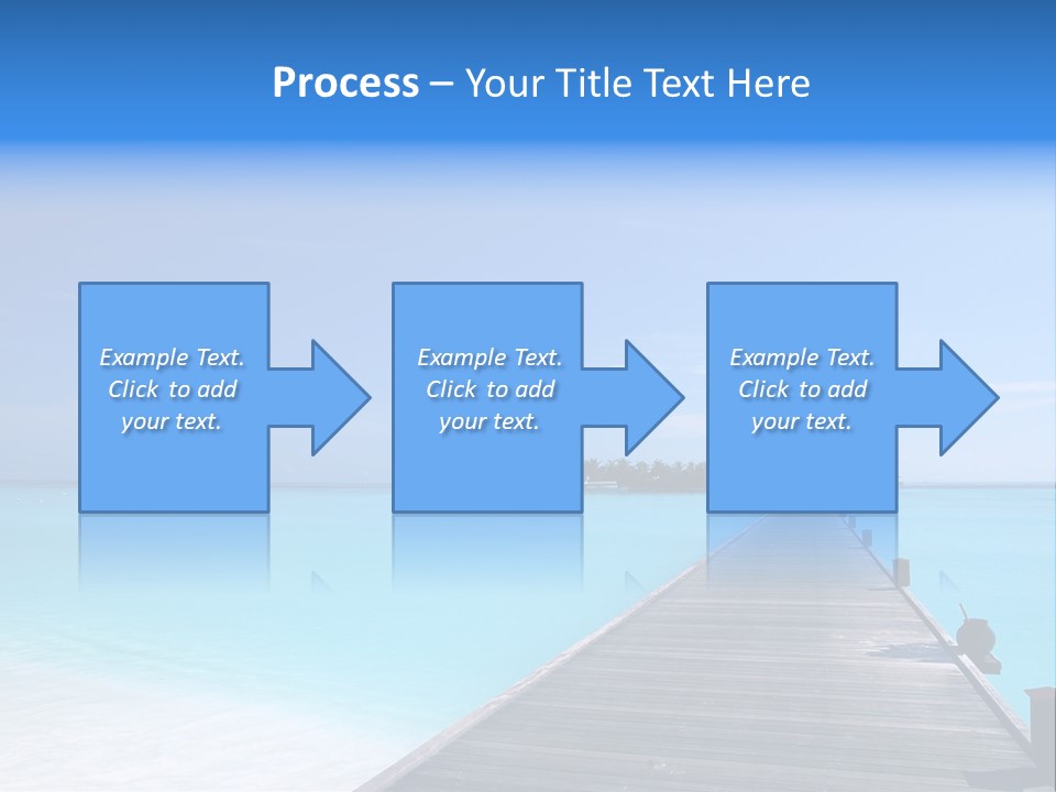 Island Coastline Sky PowerPoint Template