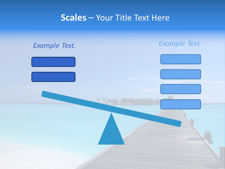 Island Coastline Sky PowerPoint Template