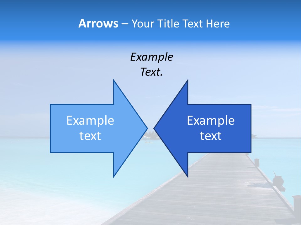 Island Coastline Sky PowerPoint Template