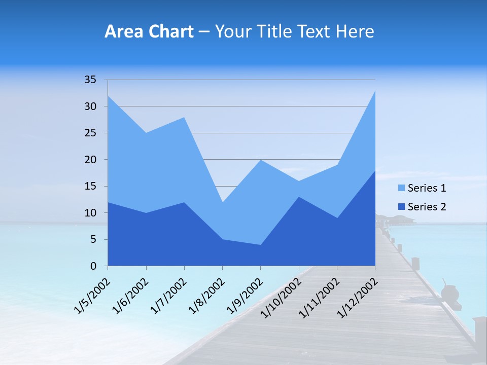 Island Coastline Sky PowerPoint Template