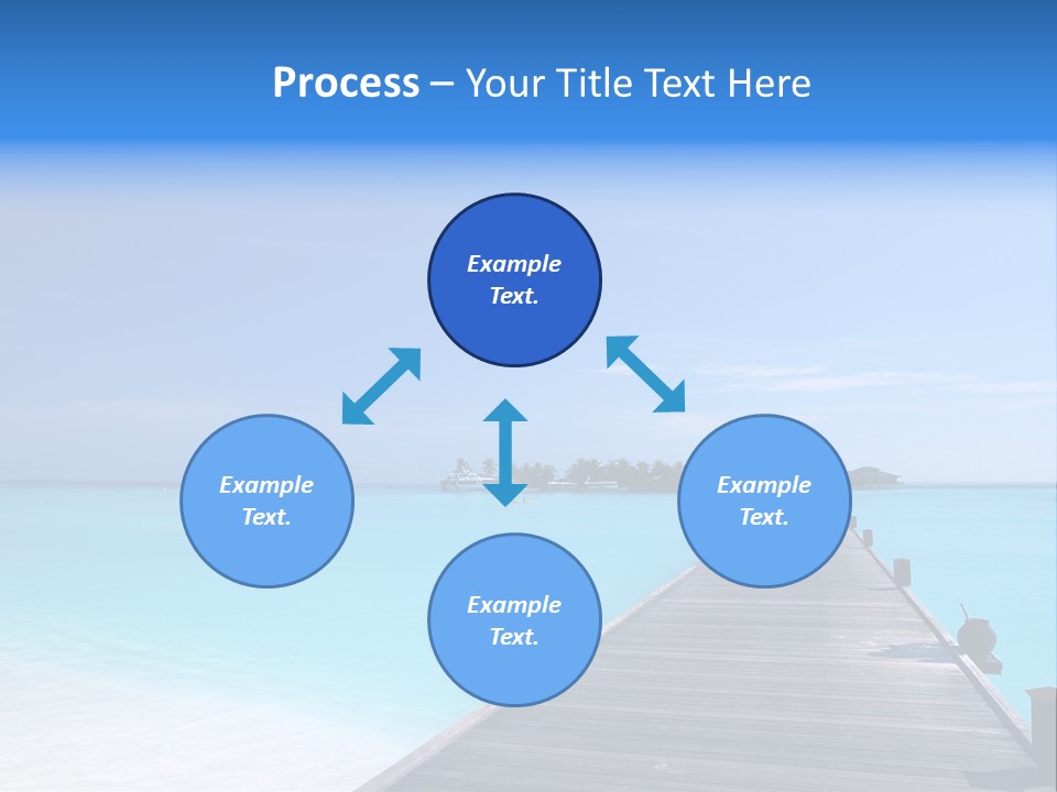 Island Coastline Sky PowerPoint Template