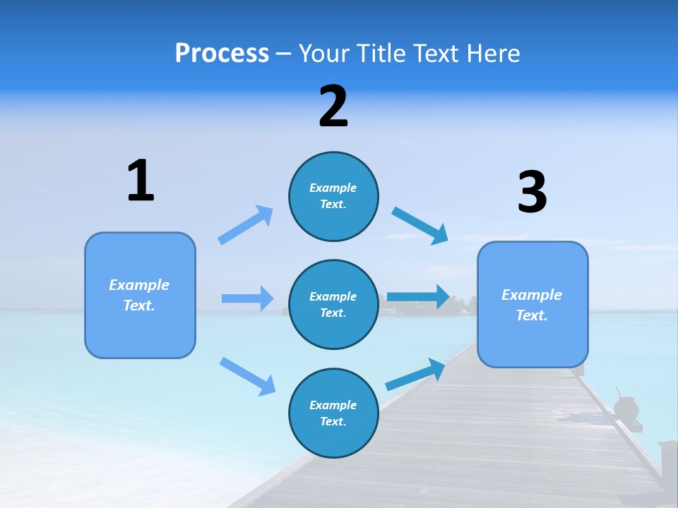 Island Coastline Sky PowerPoint Template