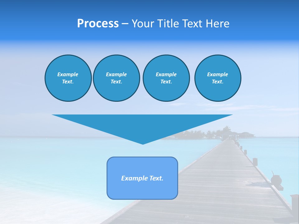 Island Coastline Sky PowerPoint Template