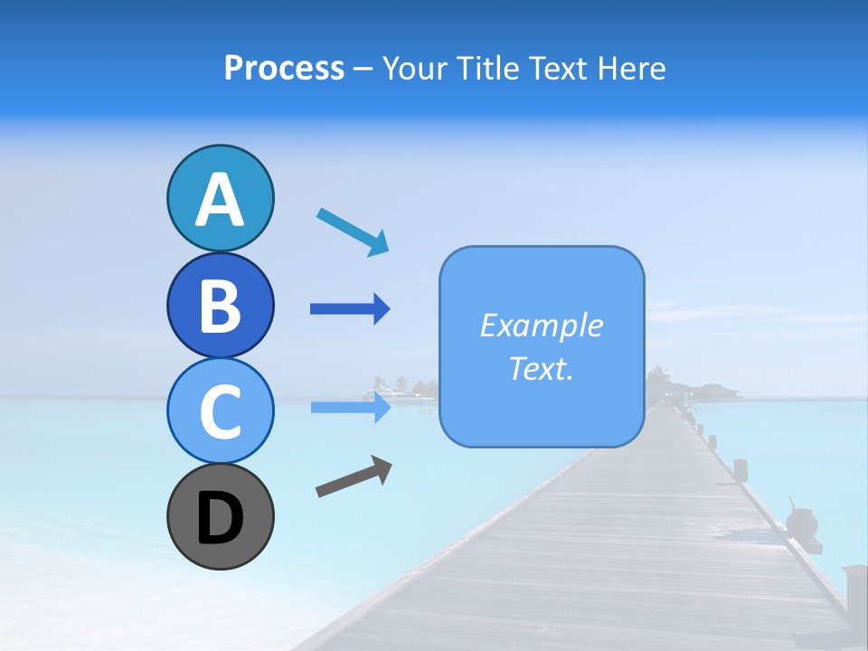 Island Coastline Sky PowerPoint Template