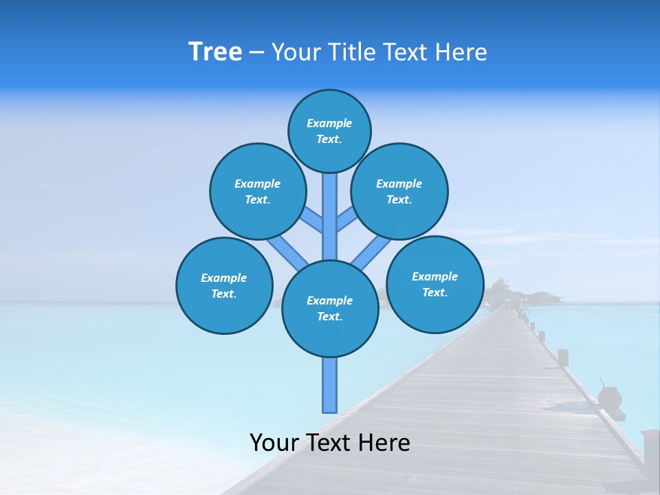 Island Coastline Sky PowerPoint Template