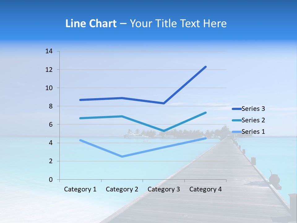 Island Coastline Sky PowerPoint Template