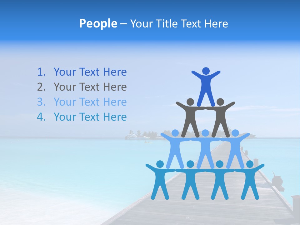 Island Coastline Sky PowerPoint Template