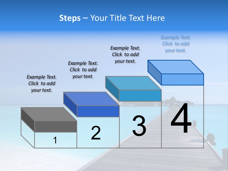 Island Coastline Sky PowerPoint Template