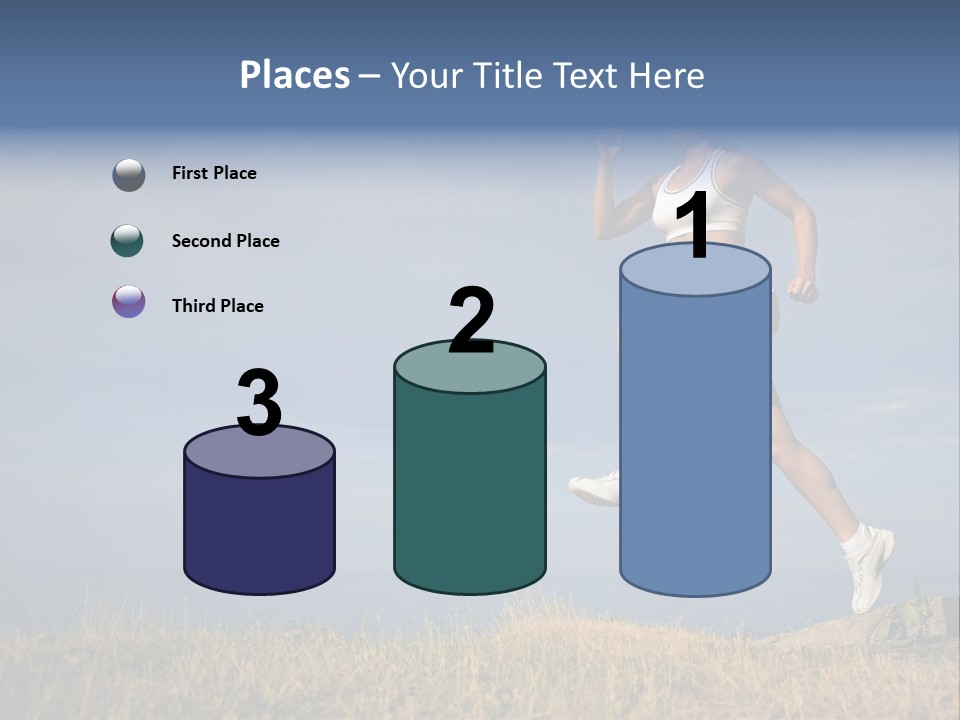 Workout Action Shoes PowerPoint Template