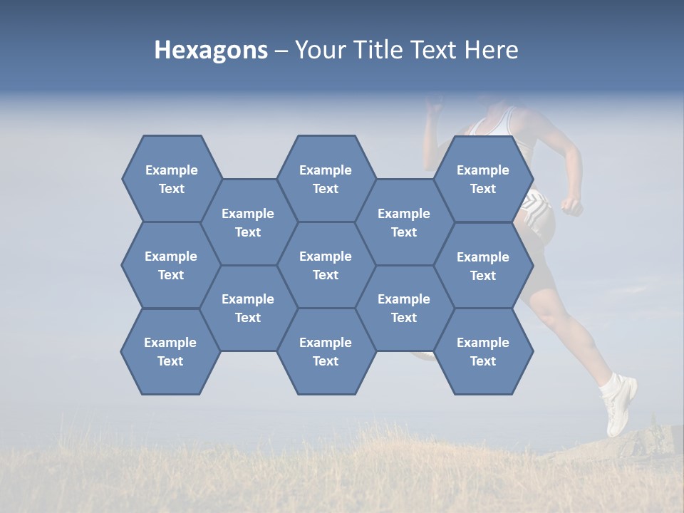 Workout Action Shoes PowerPoint Template