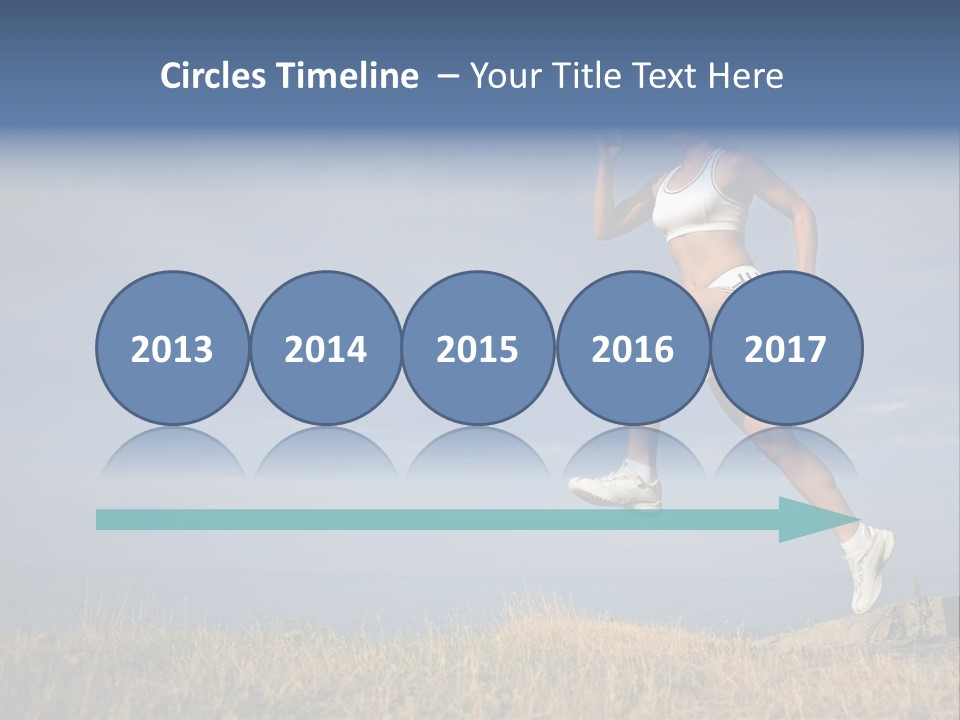 Workout Action Shoes PowerPoint Template