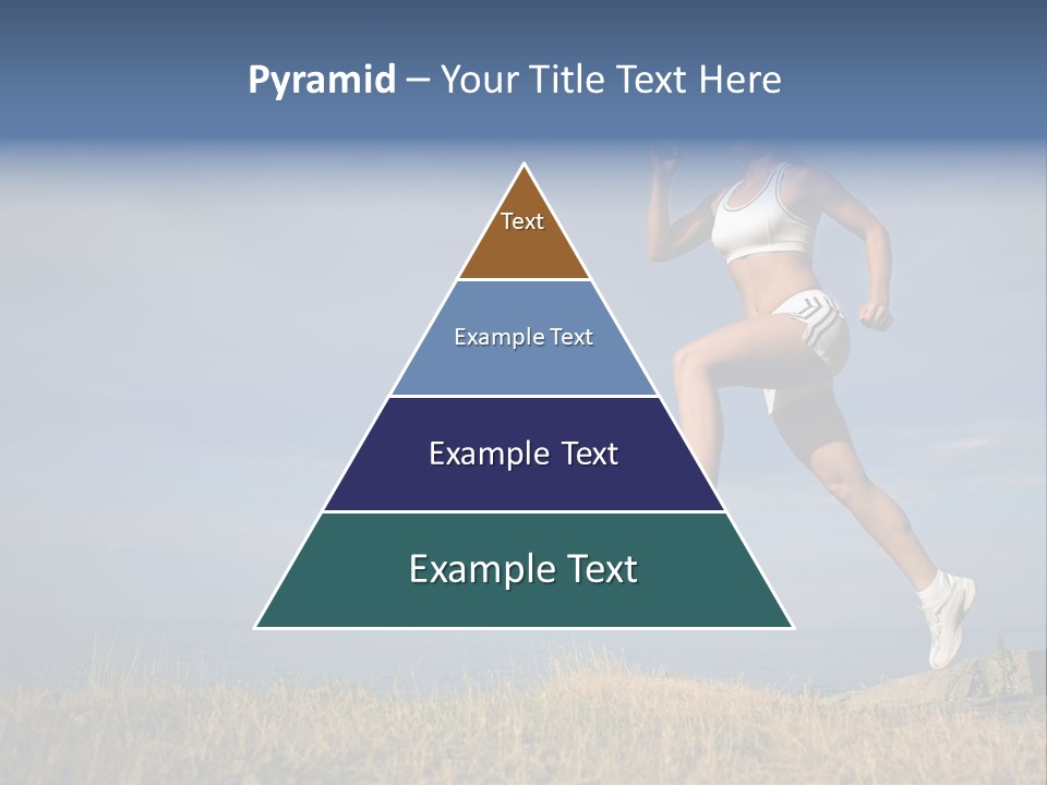 Workout Action Shoes PowerPoint Template