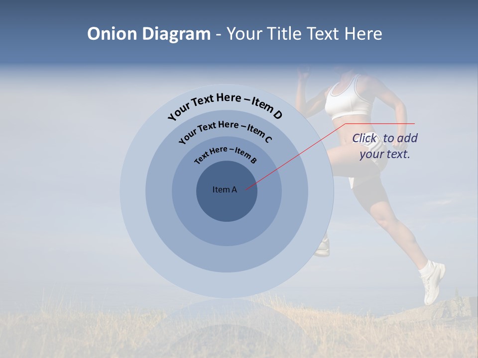 Workout Action Shoes PowerPoint Template