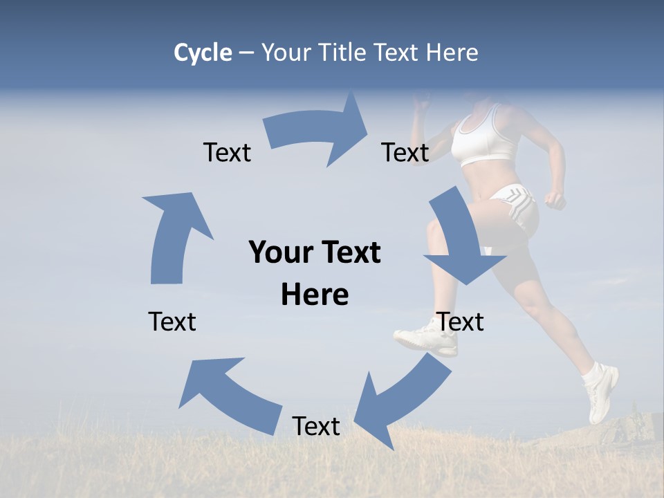 Workout Action Shoes PowerPoint Template