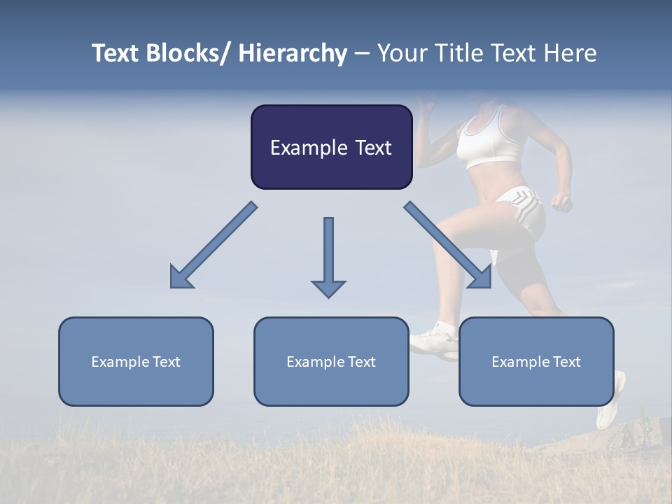 Workout Action Shoes PowerPoint Template