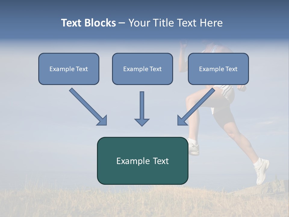 Workout Action Shoes PowerPoint Template