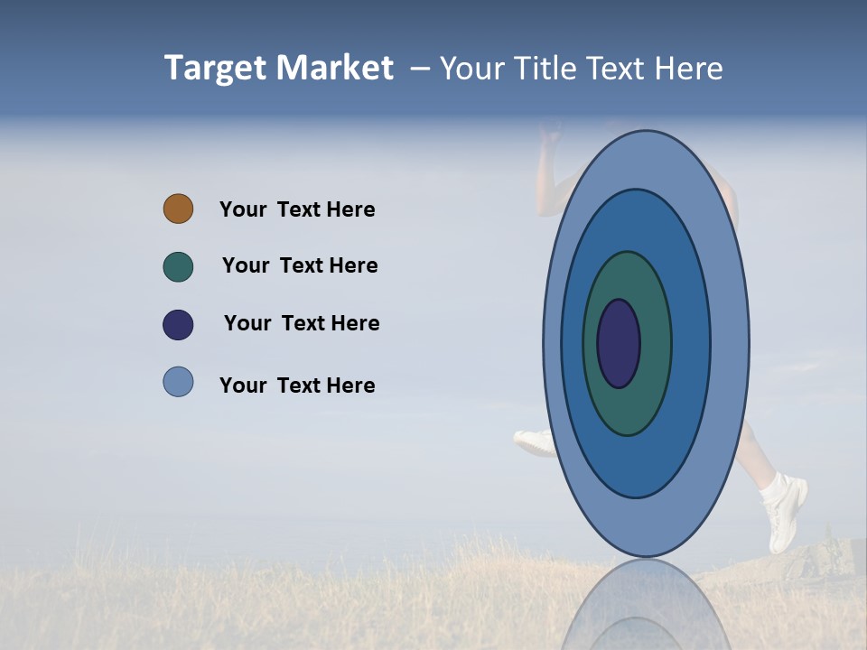 Workout Action Shoes PowerPoint Template